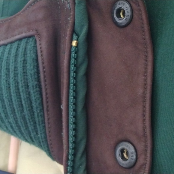 Vintage Nautica Green XL Down Filled Aviator/Bomber Coat - Picture 8 of 15